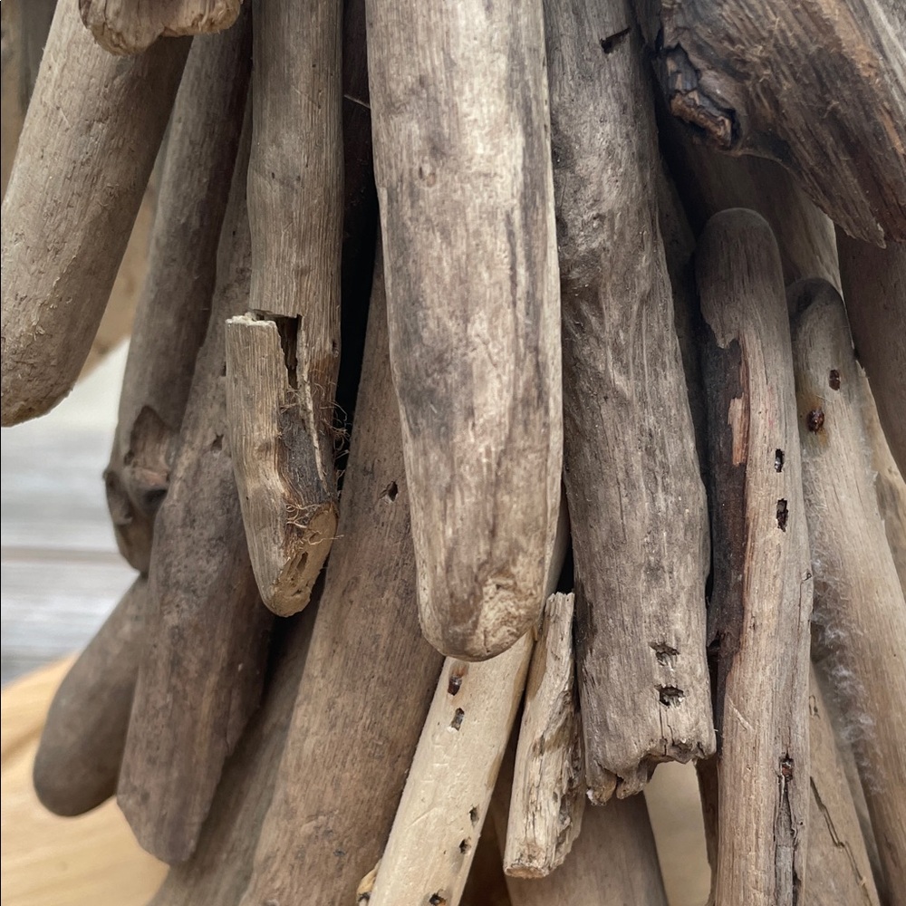 Driftwood Angel Sculpture - Natural Tones - Picture 6 of 8